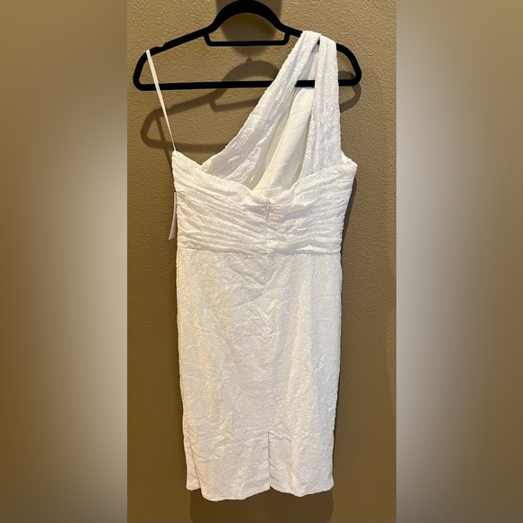 NWT Rene Ruiz One-Shoulder Sequin Dress, Size 10! - Picture 4 of 13